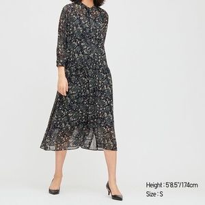 Uniqlo Joy of Print women’s midi dress